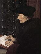 Hans Holbein Writing in the Erasmus Germany oil painting artist